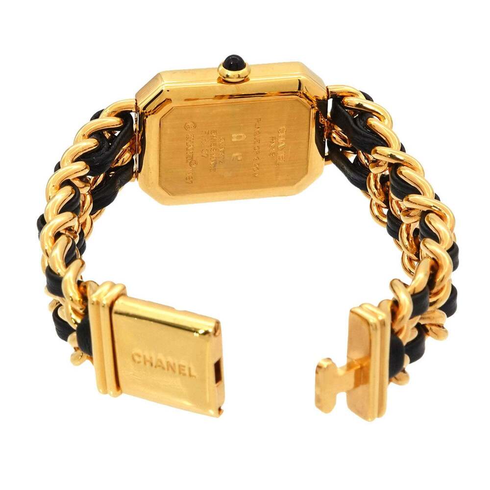 Chanel Premiere S-size H0001 Women's Watch Black Gold Quartz - Picture 4 of 6